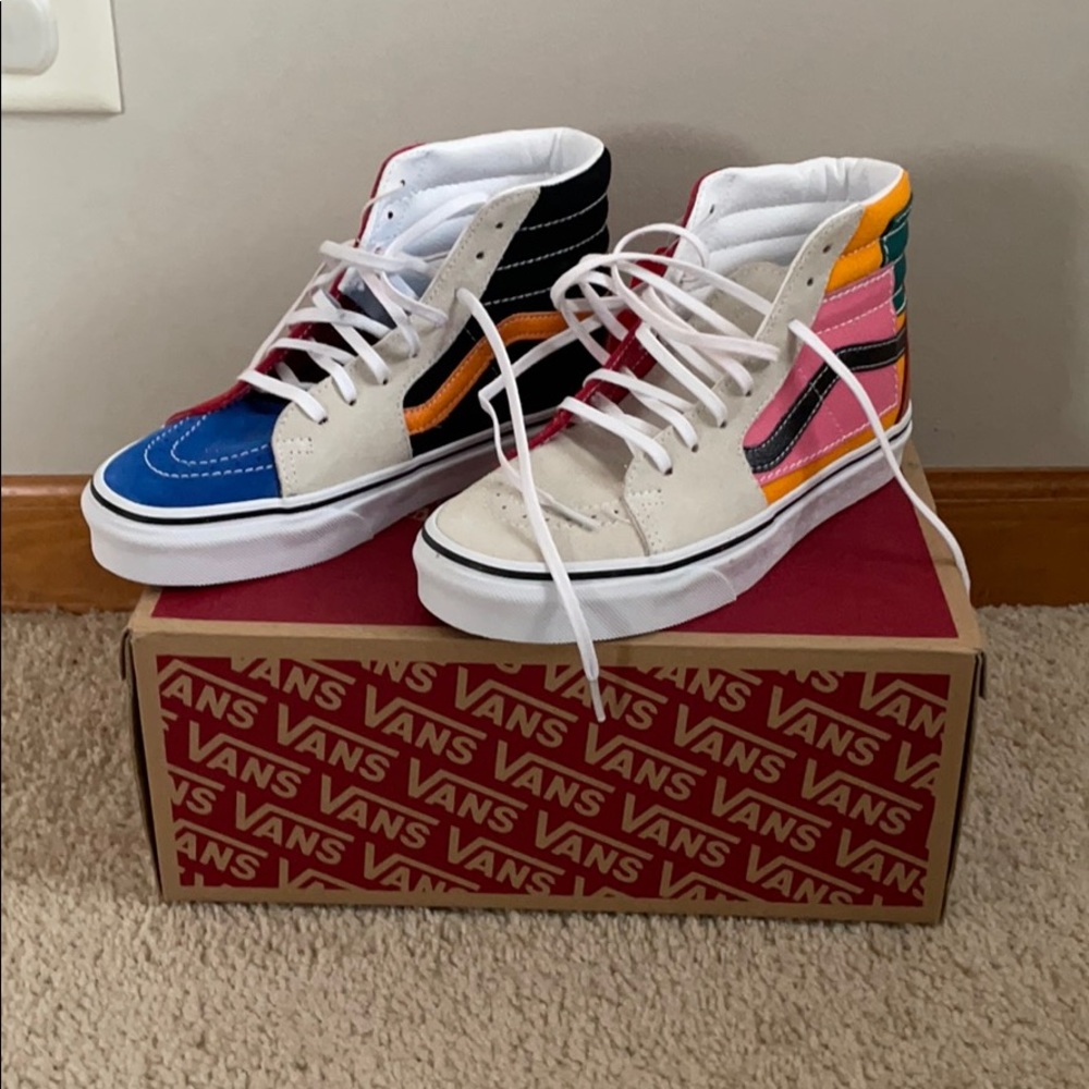 Vans Sk8-Hi Patchwork Multi/True White